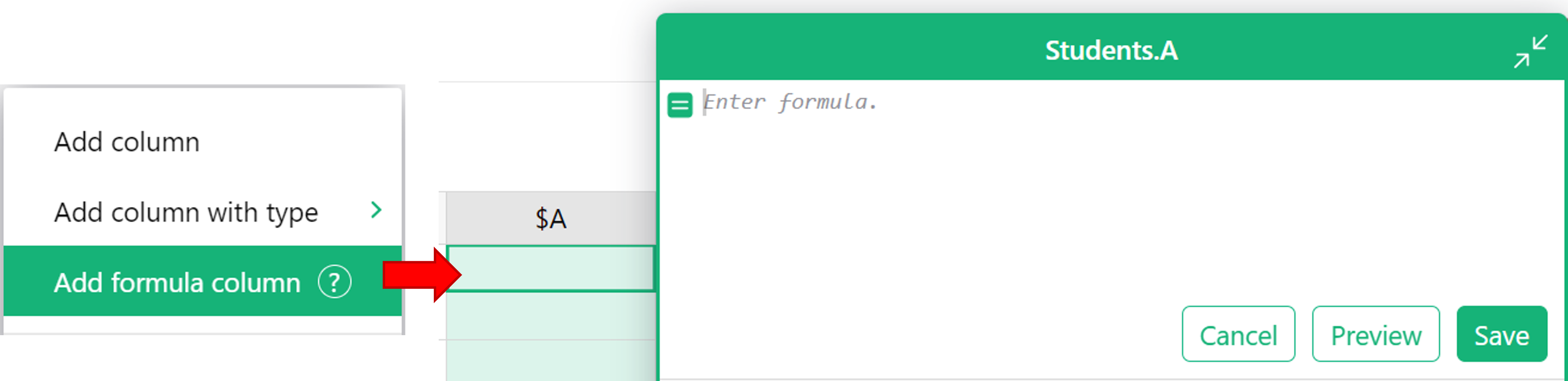 Add formula column